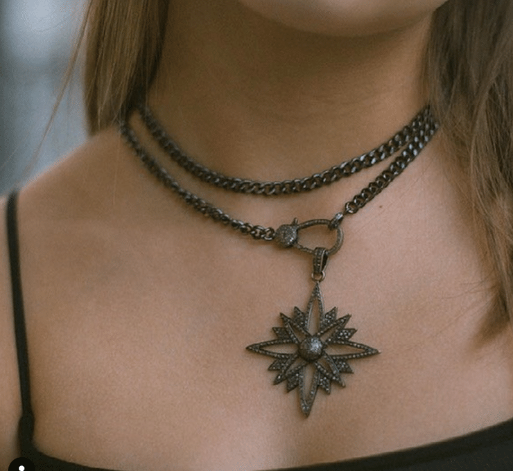 Oxidized Chain & Charm